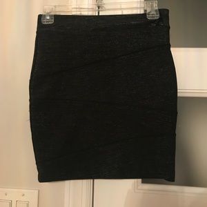 gray/ silver pencil skirt- never worn
